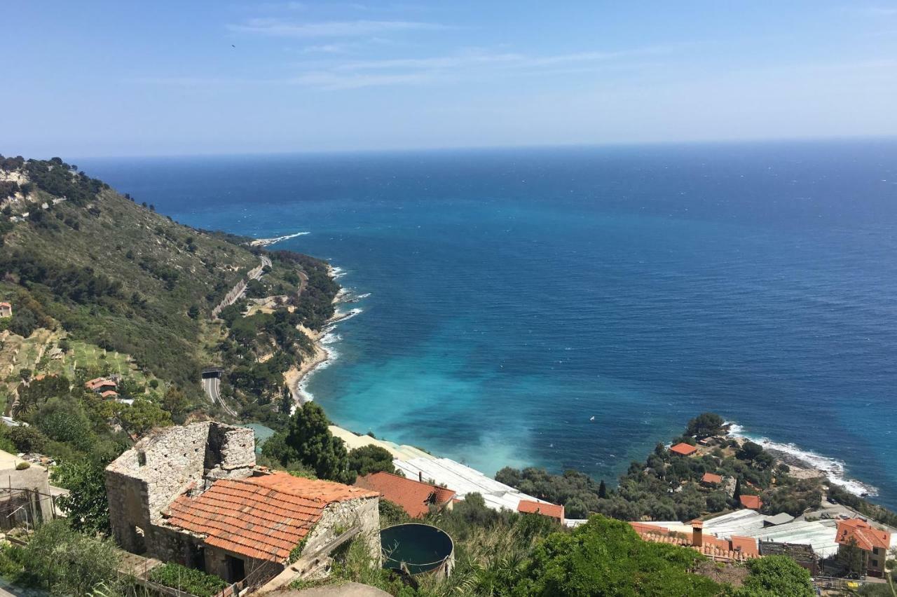 House In Grimaldi. Spectacular View Over The French Riviera! Grimaldi  Luaran gambar